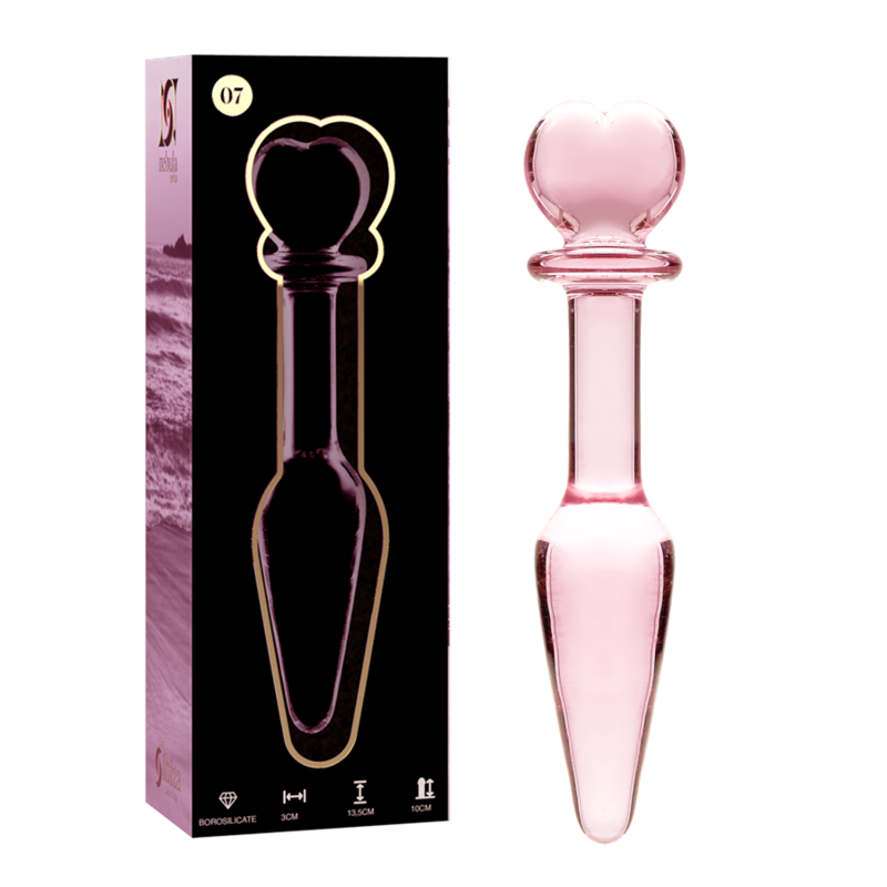 Imagen que nos facilita NEBULA SERIES BY IBIZA de su producto erótico NEBULA SERIES BY IBIZA - MODELO 7 PLUG CRISTAL ROSA 13.5 CM -O- 3 CM para nuestra categoría "JUGUETES BIENESTAR |Anal|Plugs Anales".