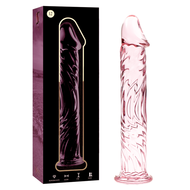 Imagen que nos facilita NEBULA SERIES BY IBIZA de su producto erótico NEBULA SERIES BY IBIZA - MODELO 12 DILDO CRISTAL ROSA 17 CM -O- 3.5 CM para nuestra categoría "JUGUETES BIENESTAR |Dildos sin Vibración".
