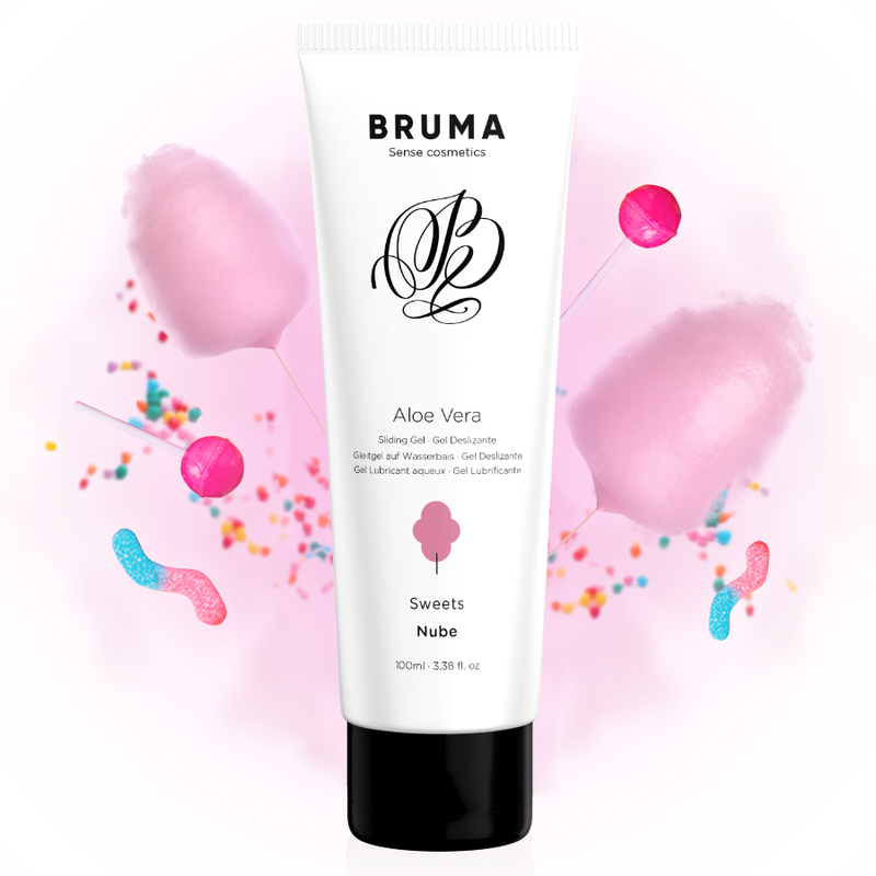 Imagen que nos facilita BRUMA de su producto erótico BRUMA - GEL DESLIZANTE CON ALOE VERA SABOR A NUBE 100 ML para nuestra categoría "DROGUERÍA |Lubricantes|Con deliciosos Sabores".