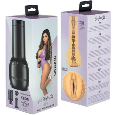Imagen que nos facilita KIIROO de su producto erótico KIIROO - FEEL SKYLER LO STARS COLLECTION STROKERS POWERBLOW COMPATIBLE para nuestra categoría "JUGUETES BIENESTAR |Juguetes para Hombres|Vaginas Actrices Porno".