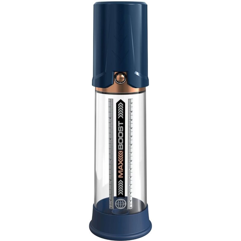 Imagen que nos facilita PUMP WORX de su producto erótico PUMP WORX - BOMBA DE ERECCION MAX BOOST AZUL para nuestra categoría "JUGUETES BIENESTAR |Juguetes para Hombres|Accesorios para el pene|Bomba Alargadora Pene".