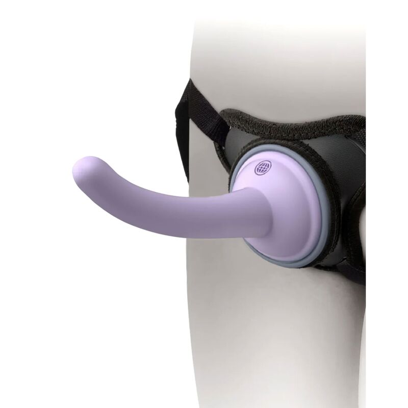 Imagen que nos facilita DILLIO de su producto erótico DILLIO - ARNÉS BODY DOCK VIOLETA para nuestra categoría "JUGUETES BIENESTAR |Dildos sin Vibración|Dildos para Arneses".