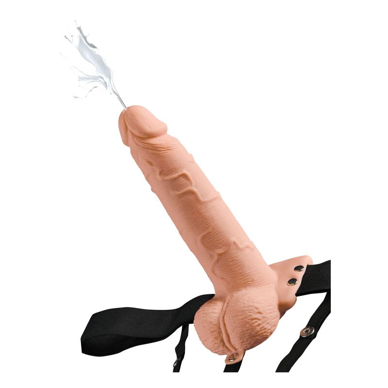 Imagen que nos facilita FETISH FANTASY SERIES de su producto erótico FETISH FANTASY SERIES - ARNÉS AJUSTABLE PENE REALÍSTICO CON TESTÍCULOS SQUIRTING 19 CM para nuestra categoría "JUGUETES BIENESTAR |Arneses|Arneses Huecos".