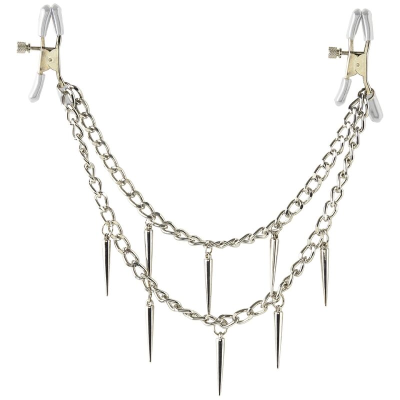 Imagen que nos facilita FETISH FANTASY SERIES de su producto erótico FETISH FANTASY SERIES - PINZAS PARA PEZONES ROCK HARD para nuestra categoría "BDSM & BONDAGE |Artículos BDSM|Pinzas Pezones BDSM".