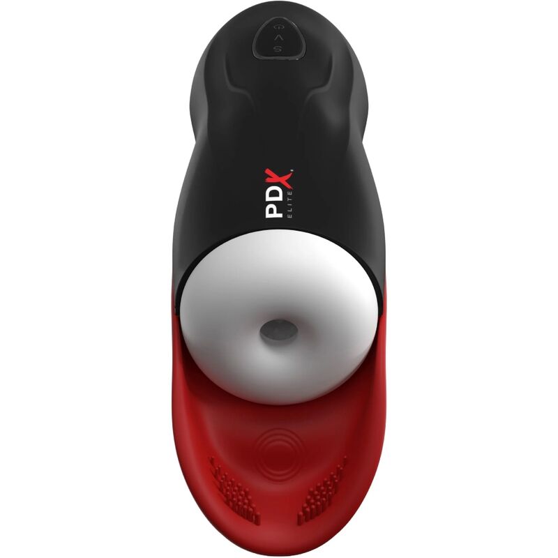 Imagen que nos facilita PDX ELITE de su producto erótico PDX ELITE - MASTURBADOR STROKER FAP-O-MATIC PRO CON BASE PARA TESTÍCULOS para nuestra categoría "JUGUETES BIENESTAR |Juguetes para Hombres|Masturbadores varios".