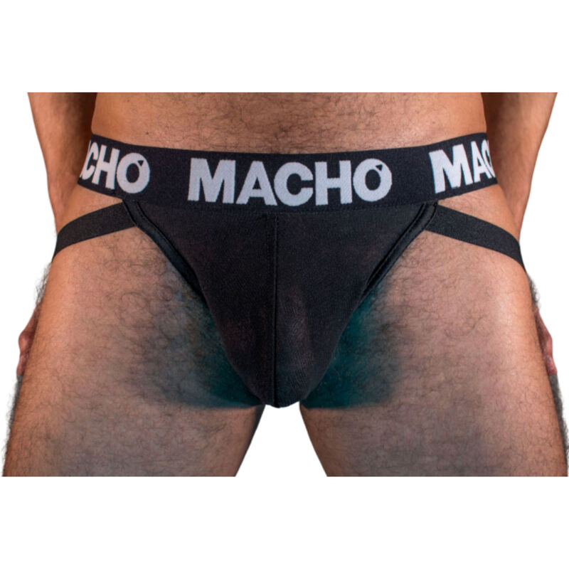 Imagen que nos facilita MACHO UNDERWEAR de su producto erótico MACHO - MX25NN JOCK NEGRO TALLA XL para nuestra categoría "MODA & LENCERÍA|Lencería Hombre|Jockstraps".