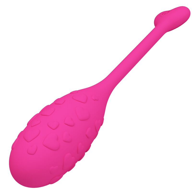 Imagen que nos facilita PRETTY LOVE SMART de su producto erótico PRETTY LOVE - HUEVO VIBRADOR PESCADOR ROSA CONTROLADO POR APP para nuestra categoría "JUGUETES BIENESTAR |Vibradores|Vibradores con APP".