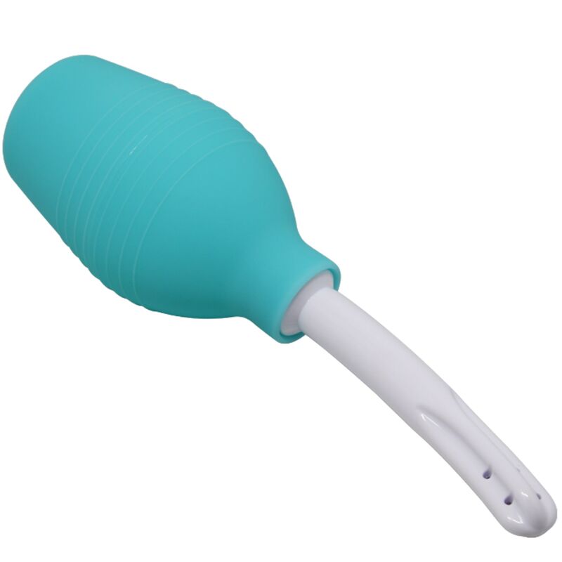 Imagen que nos facilita MR PLAY de su producto erótico MR PLAY - PERA ANAL DUCHA DE GOMA AZUL para nuestra categoría "JUGUETES BIENESTAR |Anal|Ducha Anal".