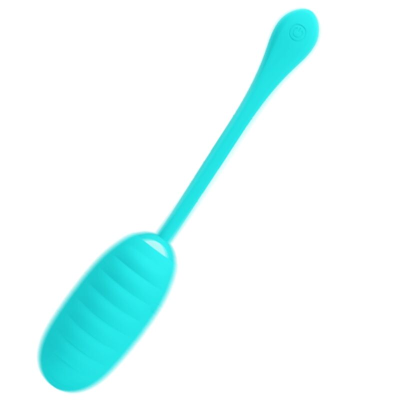 Imagen que nos facilita PRETTY LOVE SMART de su producto erótico PRETTY LOVE - KIRK HUEVO VIBRADOR RECARGABLE VERDE CLARO para nuestra categoría "JUGUETES BIENESTAR |Juguetes para Mujeres|Estimuladores|Huevos vibradores".