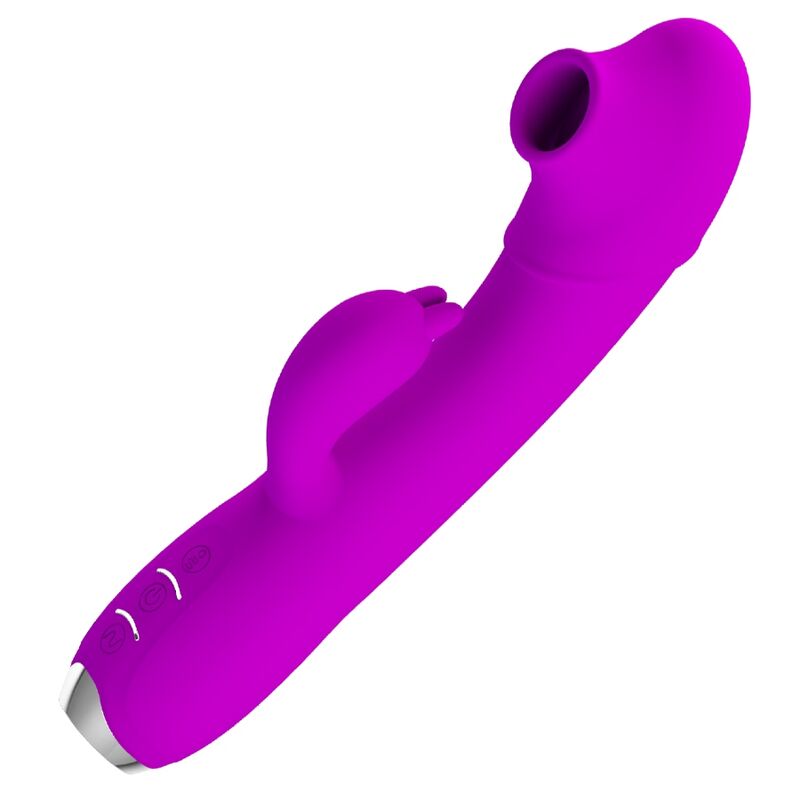 Imagen que nos facilita PRETTY LOVE C-TYPE de su producto erótico PRETTY LOVE - REGINA VIBRADOR-SUCCIONADOR RECARGABLE MORADO para nuestra categoría "JUGUETES BIENESTAR |Vibradores|Vibradores Rabbit".