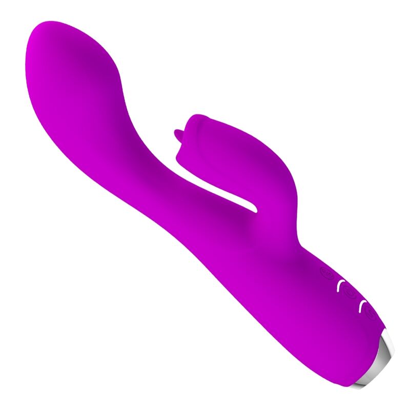 Imagen que nos facilita PRETTY LOVE C-TYPE de su producto erótico PRETTY LOVE - GLORIA VIBRADOR CONEJO RECARGABLE-IMPERMEABLE MORADO para nuestra categoría "JUGUETES BIENESTAR |Vibradores|Vibradores Rabbit".