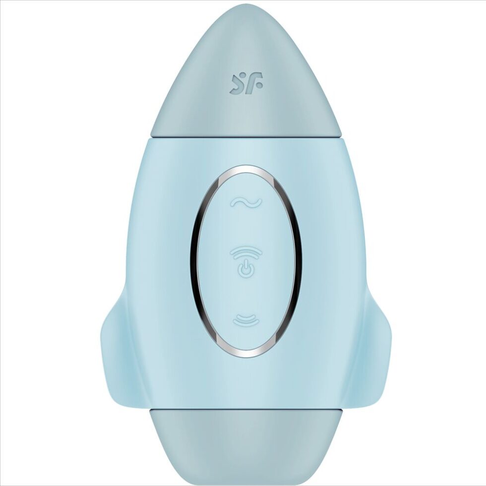 Imagen que nos facilita SATISFYER VIBRATOR de su producto erótico SATISFYER - MISSION CONTROL AZUL VIBRADOR PEQUEÑO DE DOBLE IMPULSO para nuestra categoría "JUGUETES BIENESTAR |Vibradores|Mini vibradores".