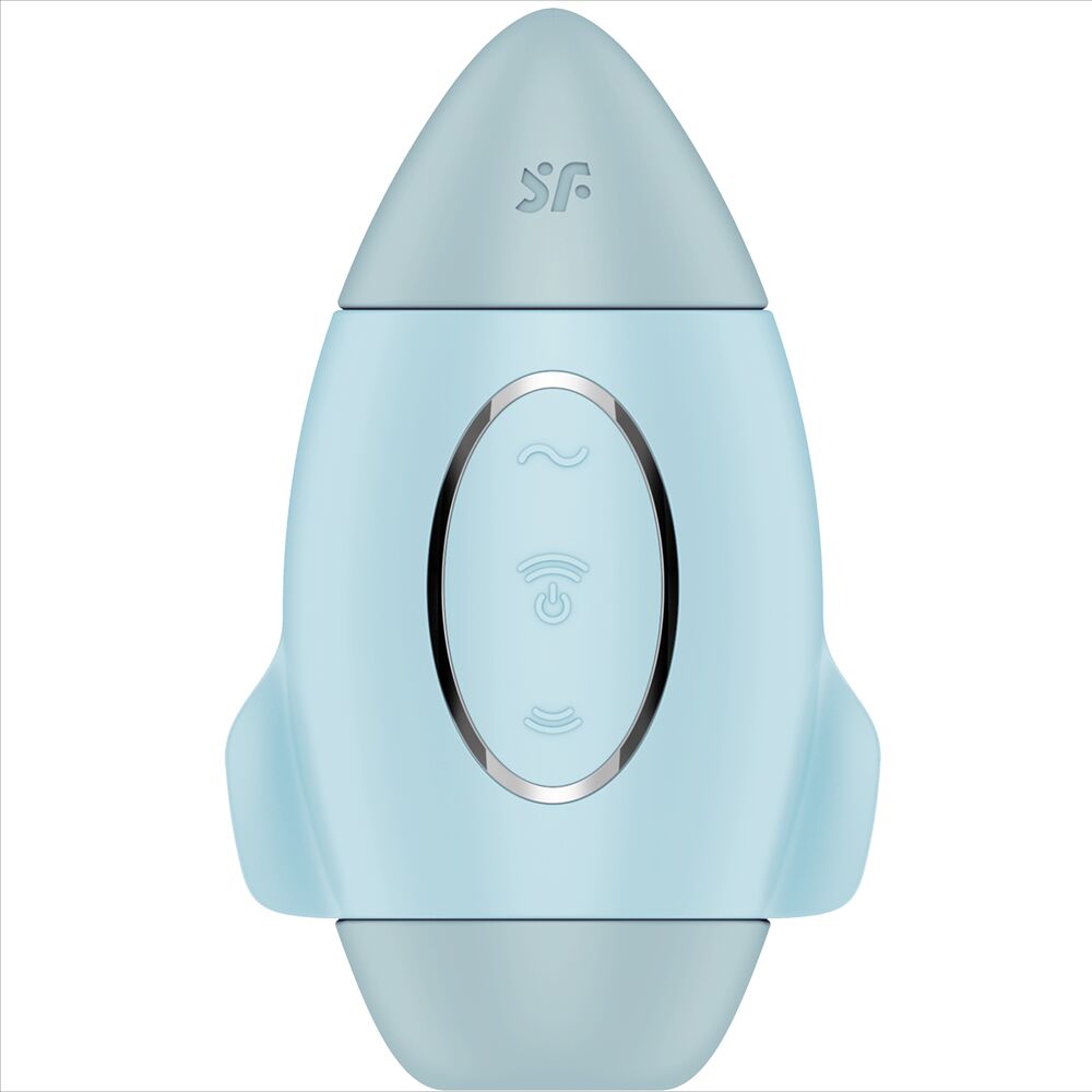 Imagen que nos facilita SATISFYER VIBRATOR de su producto erótico SATISFYER - MISSION CONTROL AZUL VIBRADOR PEQUEÑO DE DOBLE IMPULSO para nuestra categoría "JUGUETES BIENESTAR |Vibradores|Mini vibradores".