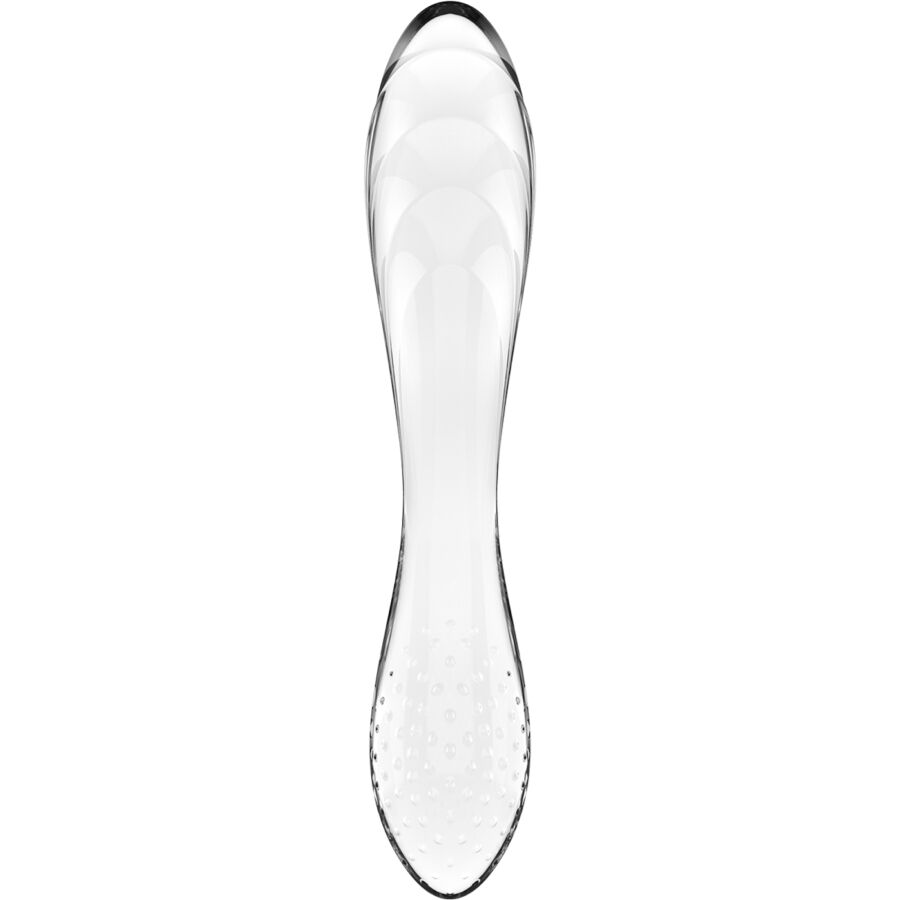 Imagen que nos facilita SATISFYER CRYSTAL de su producto erótico SATISFYER - DAZZLING CRYSTAL TRANSPARENTE para nuestra categoría "JUGUETES BIENESTAR |Dildos sin Vibración".