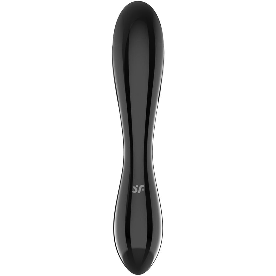 Imagen que nos facilita SATISFYER CRYSTAL de su producto erótico SATISFYER - DAZZLING CRYSTAL NEGRO para nuestra categoría "JUGUETES BIENESTAR |Dildos sin Vibración".