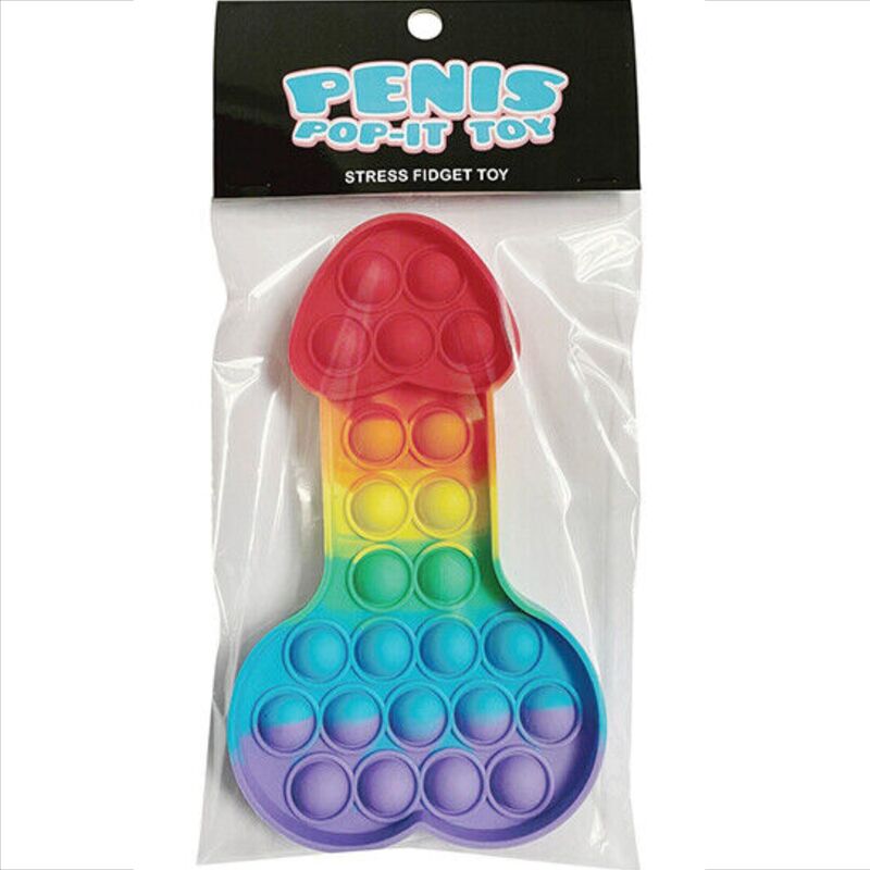 Imagen que nos facilita KHEPER GAMES de su producto erótico KHEPER GAMES - JUGUETE ANTIESTRES PENIS POP-IT MULTICOLOR para nuestra categoría "JUEGOS |Juegos Preliminares".