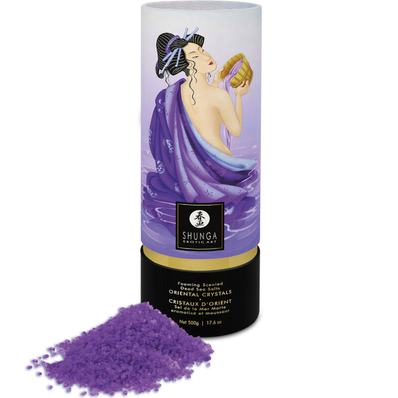 Imagen que nos facilita SHUNGA BATH EXPERIENCE de su producto erótico SHUNGA - SALES DE BAÑO FRUTAS EXÓTICAS para nuestra categoría "DROGUERÍA |Para el baño".