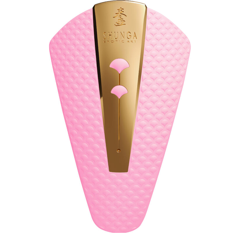 Imagen que nos facilita SHUNGA TOYS de su producto erótico SHUNGA - OBI MASAJEADOR INTIMO ROSA para nuestra categoría "JUGUETES BIENESTAR |Vibradores|Vibradores Lay-on Clítoris".