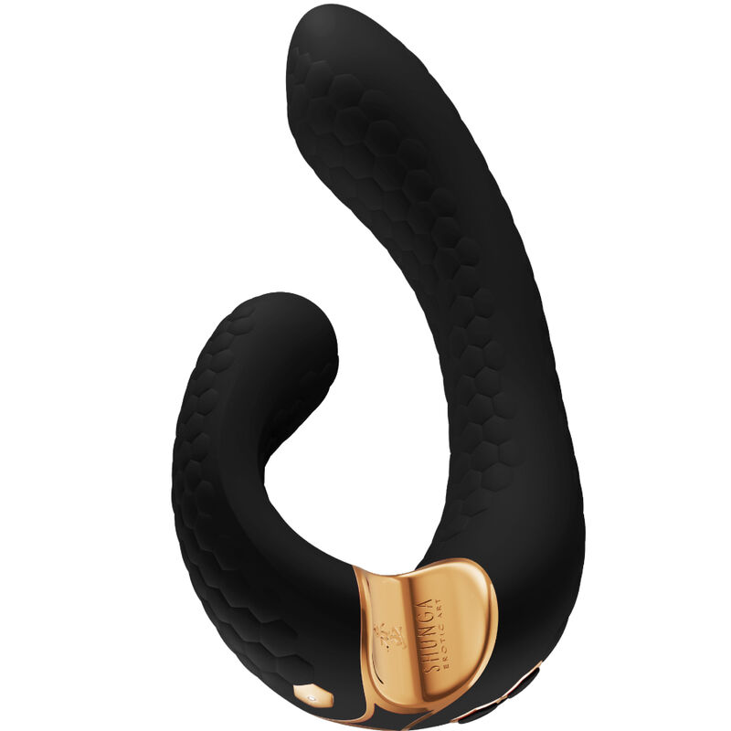Imagen que nos facilita SHUNGA TOYS de su producto erótico SHUNGA - MIYO MASAJEADOR INTIMO NEGRO para nuestra categoría "JUGUETES BIENESTAR |Vibradores|Vibradores Punto G".