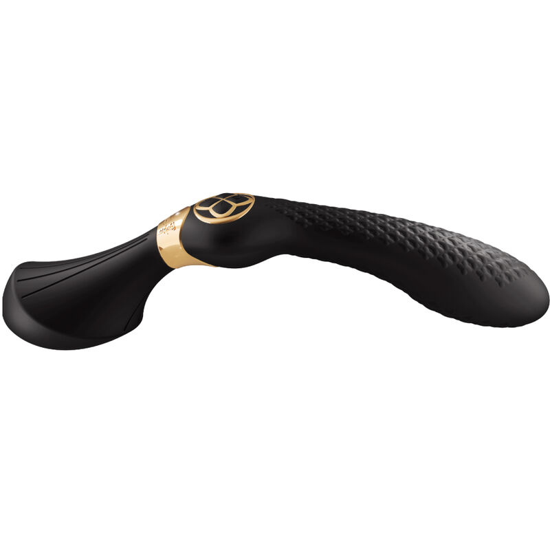 Imagen que nos facilita SHUNGA TOYS de su producto erótico SHUNGA - ZOA MASAJEADOR ÍNTIMO NEGRO para nuestra categoría "JUGUETES BIENESTAR |Juguetes para Mujeres|Estimuladores|Masajeadores".
