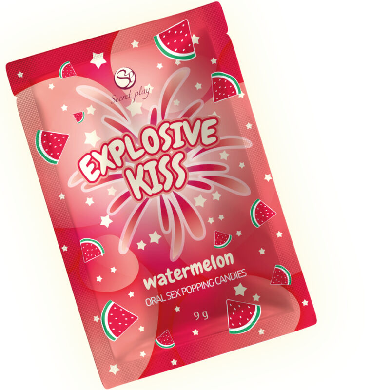 Imagen que nos facilita SECRETPLAY COSMETIC de su producto erótico SECRET PLAY - CARAMELOS EXPLOSIVOS SANDÍA para nuestra categoría "ARTÍCULOS VARIOS|Dulces|Caramelos Divertidos".