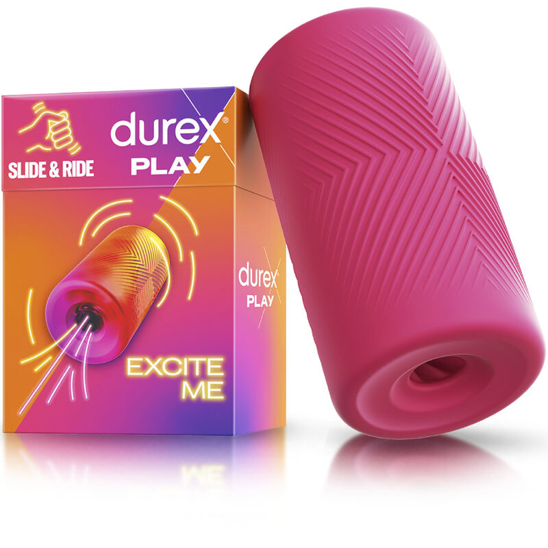 Imagen que nos facilita DUREX TOYS de su producto erótico DUREX - TOY MASTURBADOR SLIDE & RIDE para nuestra categoría "JUGUETES BIENESTAR |Juguetes para Hombres|Masturbadores varios".