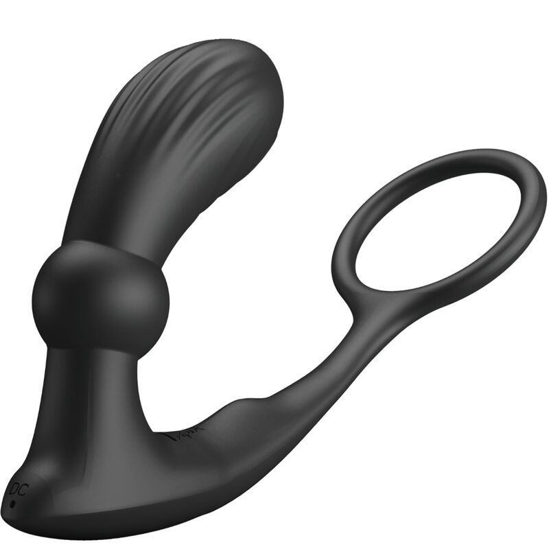 Imagen que nos facilita PRETTY LOVE BOTTOM de su producto erótico PRETTY LOVE - WARREN ANILLO & VIBRADOR ANAL NEGRO para nuestra categoría "JUGUETES BIENESTAR |Anal|Vibradores Anales".