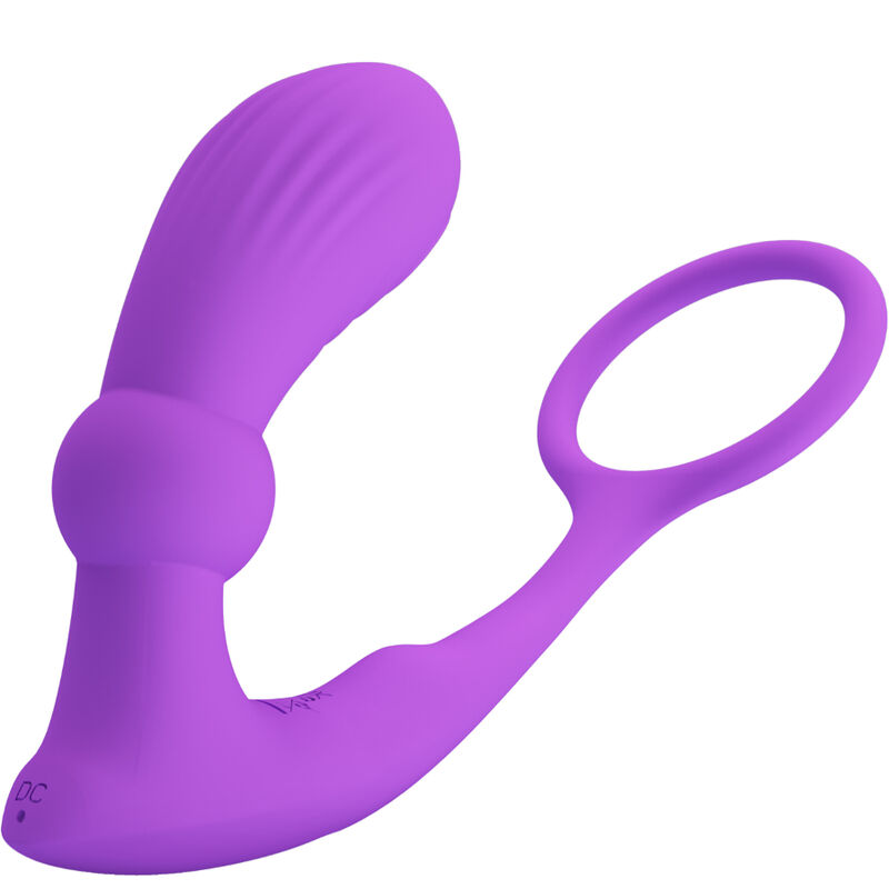 Imagen que nos facilita PRETTY LOVE BOTTOM de su producto erótico PRETTY LOVE - WARREN ANILLO & VIBRADOR ANAL VIOLETA para nuestra categoría "JUGUETES BIENESTAR |Anal|Vibradores Anales".