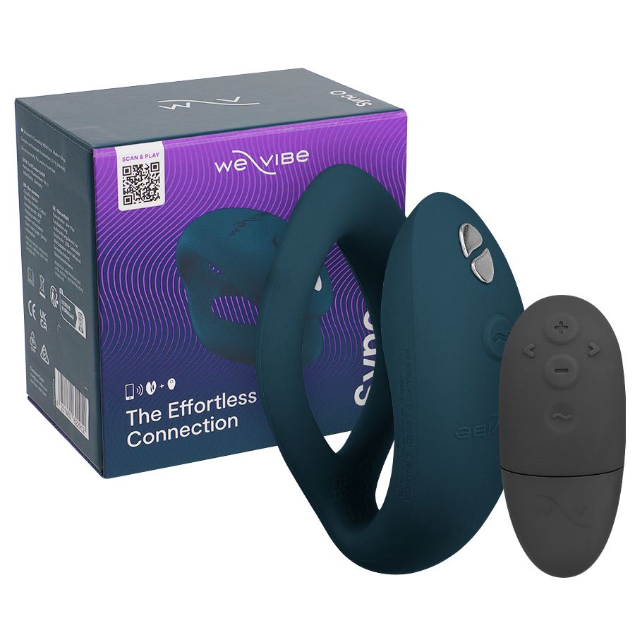 Imagen que nos facilita WE-VIBE de su producto erótico WE-VIBE - SYNC O VIBRADOR FLEXIBLE CONTROL REMOTO VERDE OSCURO para nuestra categoría "JUGUETES BIENESTAR |Vibradores|Vibrador Parejas U".