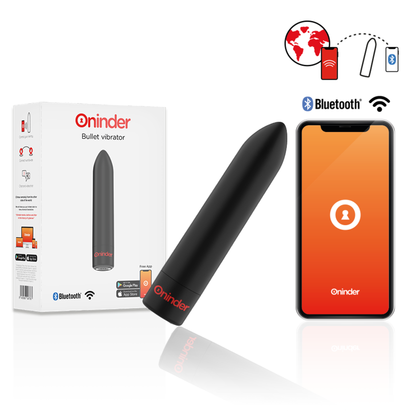 Imagen que nos facilita ONINDER de su producto erótico ONINDER - BERLIN BALA VIBRADORA NEGRO - APP GRATUITA para nuestra categoría "JUGUETES BIENESTAR |Juguetes para Mujeres|Estimuladores|Balas vibradoras".