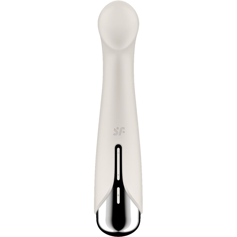 Imagen que nos facilita SATISFYER VIBRATOR de su producto erótico SATISFYER - SPINNING G-SPORT 1 VIBRADOR ROTADOR BEIGE para nuestra categoría "JUGUETES BIENESTAR |Vibradores|Vibradores Punto G".