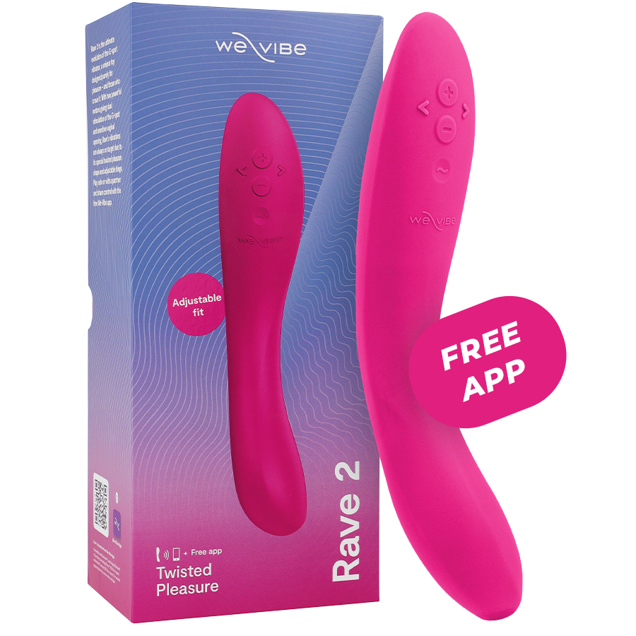 Imagen que nos facilita WE-VIBE de su producto erótico WE-VIBE - RAVE 2 VIBRADOR PUNTO G FUCSIA para nuestra categoría "JUGUETES BIENESTAR |Vibradores|Vibradores con APP".