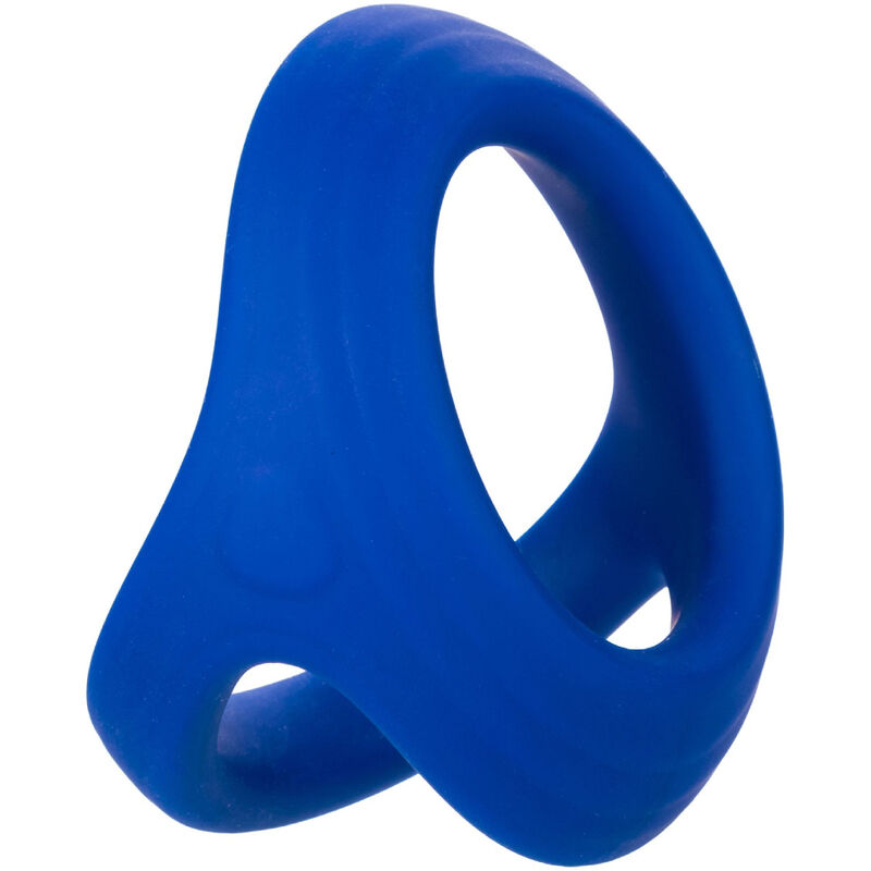 Imagen que nos facilita CALEXOTICS de su producto erótico CALEXOTICS - ADMIRAL COCK BALL DOBLE ANILLO AZUL para nuestra categoría "JUGUETES BIENESTAR |Juguetes para Hombres|Accesorios para el pene|Anillos Pene|Anillos sin vibración".