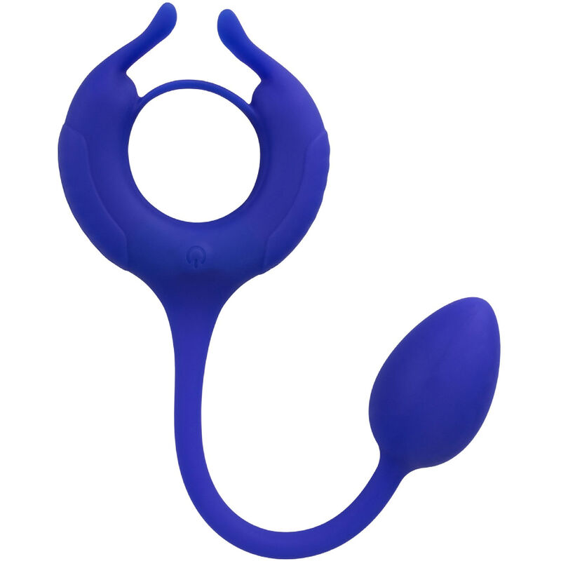 Imagen que nos facilita CALEXOTICS de su producto erótico CALEXOTICS - ADMIRAL ANILLO CON PESO PARA PENE AZUL para nuestra categoría "JUGUETES BIENESTAR |Juguetes para Hombres|Accesorios para el pene|Anillos Pene|Anillos sin vibración".