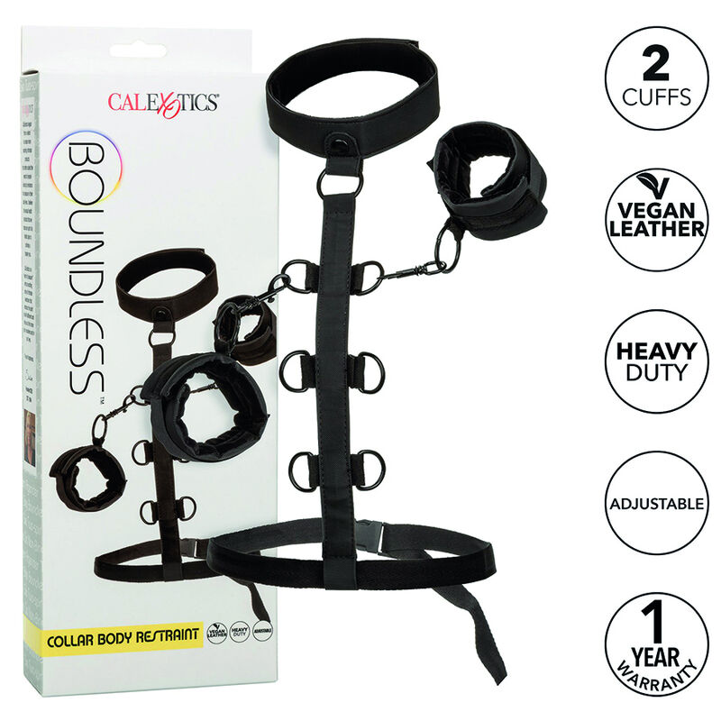 Imagen que nos facilita CALEXOTICS de su producto erótico CALEXOTICS - BOUNDLESS SUJECCIÓN DEL CUERPO Y EL CUELLO para nuestra categoría "BDSM & BONDAGE |Bondage".