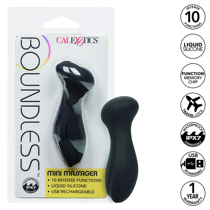 Imagen que nos facilita CALEXOTICS de su producto erótico CALEXOTICS - BOUNDLESS MASAJEADOR MINI para nuestra categoría "JUGUETES BIENESTAR |Juguetes para Mujeres|Estimuladores|Masajeadores".