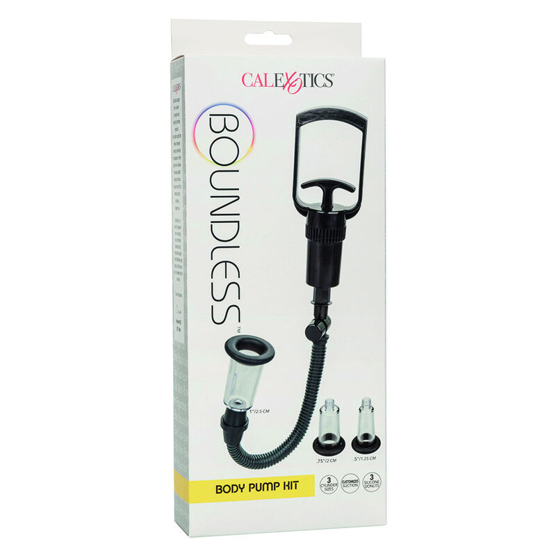 Imagen que nos facilita CALEXOTICS de su producto erótico CALEXOTICS - BOUNDLESS KIT DE BOMBA CORPORAL para nuestra categoría "JUGUETES BIENESTAR |Juguetes para Hombres|Accesorios para el pene|Bomba Alargadora Pene".