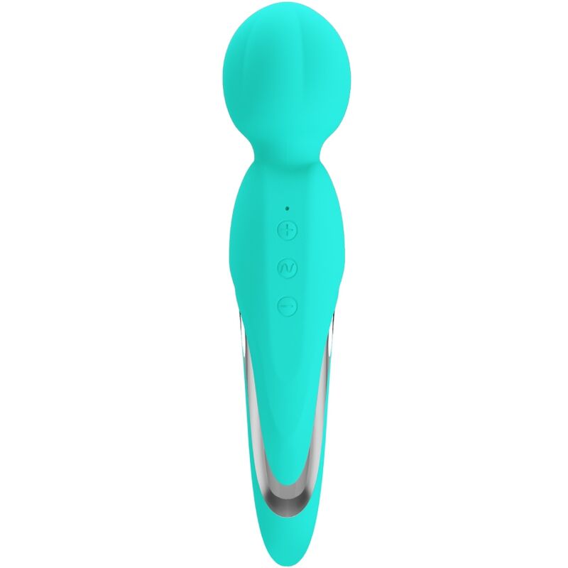 Imagen que nos facilita PRETTY LOVE FLIRTATION de su producto erótico PRETTY LOVE - WALTER VIBRADOR WAND VERDE AGUA para nuestra categoría "JUGUETES BIENESTAR |Juguetes para Mujeres|Estimuladores|Masajeadores".