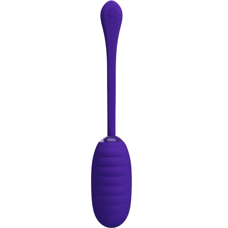 Imagen que nos facilita PRETTY LOVE SMART de su producto erótico PRETTY LOVE - KIRK HUEVO VIBRADOR RECARGABLE LILA para nuestra categoría "JUGUETES BIENESTAR |Juguetes para Mujeres|Estimuladores|Huevos vibradores".