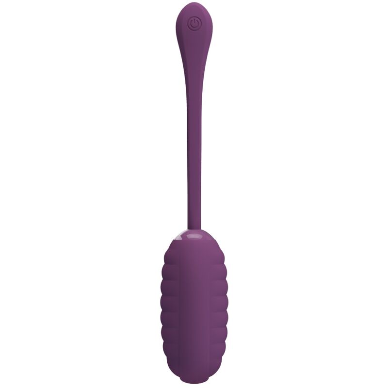 Imagen que nos facilita PRETTY LOVE SMART de su producto erótico PRETTY LOVE - CASPER HUEVO VIBRADOR RECARGABLE MORADO para nuestra categoría "JUGUETES BIENESTAR |Juguetes para Mujeres|Estimuladores|Huevos vibradores".