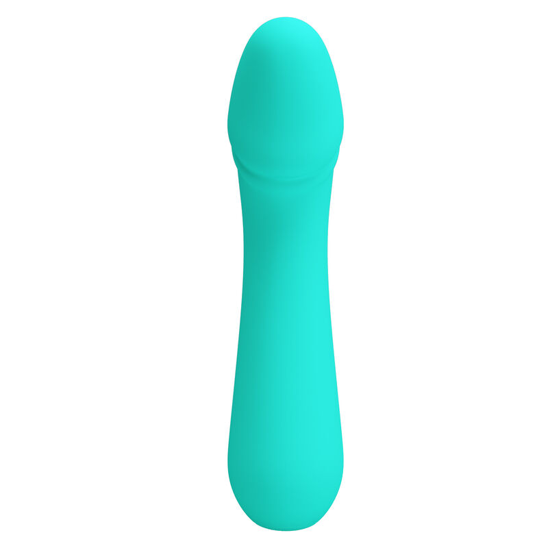 Imagen que nos facilita PRETTY LOVE SMART de su producto erótico PRETTY LOVE - CETUS VIBRADOR RECARGABLE VERDE AGUA para nuestra categoría "JUGUETES BIENESTAR |Vibradores|Vibradores Punto G".