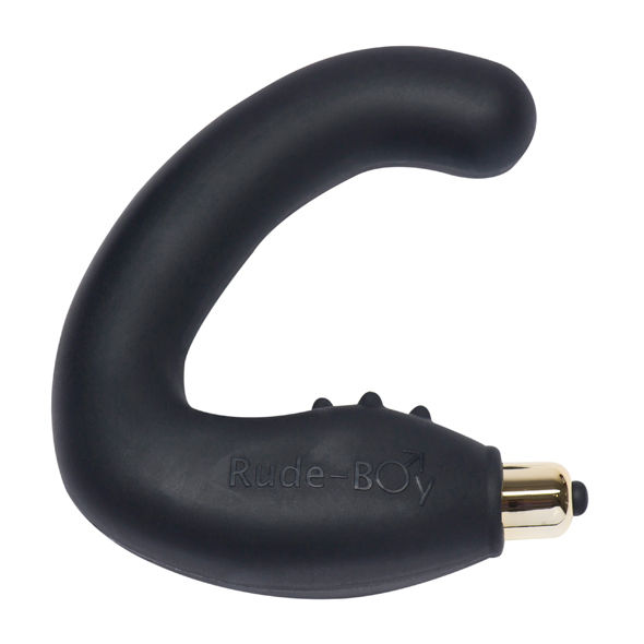 Imagen que nos facilita ROCKS-OFF de su producto erótico ROCKS-OFF - RUDE-BOY MASAJEADOR DEL PUNTO G MASCULINO 7 V NEGRO para nuestra categoría "JUGUETES BIENESTAR |Anal|Vibradores Anales".