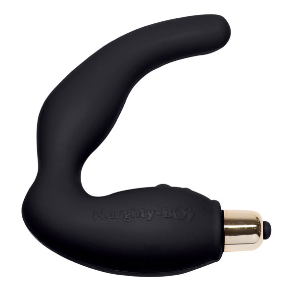 Imagen que nos facilita ROCKS-OFF de su producto erótico ROCKS-OFF - NAUGHTY-BOY MASAJEADOR DEL PUNTO G MASCULINO 7 V NEGRO para nuestra categoría "JUGUETES BIENESTAR |Anal|Vibradores Anales".