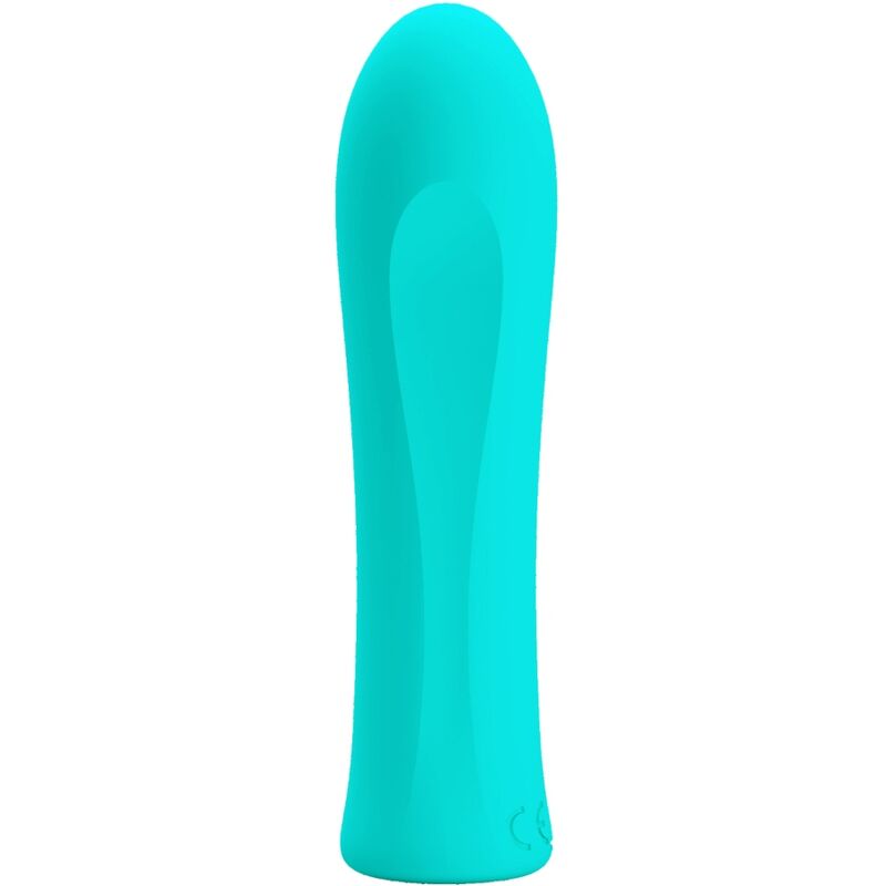 Imagen que nos facilita PRETTY LOVE FLIRTATION de su producto erótico PRETTY LOVE - ALFREDA VIBRADOR SUPER POWER VERDE AGUA para nuestra categoría "JUGUETES BIENESTAR |Vibradores|Mini vibradores".
