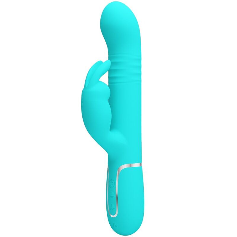 Imagen que nos facilita PRETTY LOVE FLIRTATION de su producto erótico PRETTY LOVE - VIBRADOR COALE RABBIT PERLAS VERDE AGUA para nuestra categoría "JUGUETES BIENESTAR |Vibradores|Vibradores Punto G".