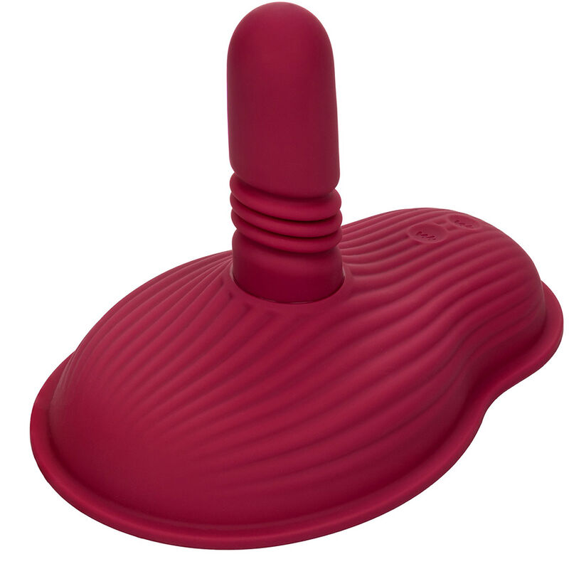 Imagen que nos facilita CALEXOTICS de su producto erótico CALEXOTICS - RIDER MASAJEADOR DOBLE MOTOR CONTROL REMOTO ROJO para nuestra categoría "JUGUETES BIENESTAR |Juguetes para Mujeres|Estimuladores|Masajeadores".