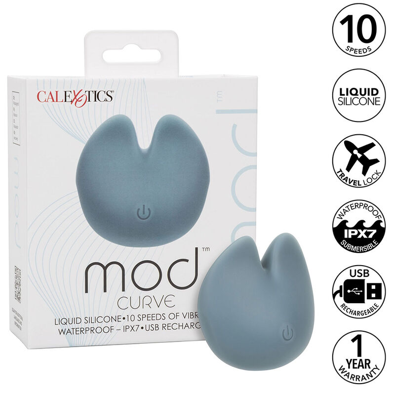 Imagen que nos facilita CALEXOTICS de su producto erótico CALEXOTICS - MOD CURVE ESTIMULADOR AZUL para nuestra categoría "JUGUETES BIENESTAR |Juguetes para Mujeres|Estimuladores|Para Clítoris".