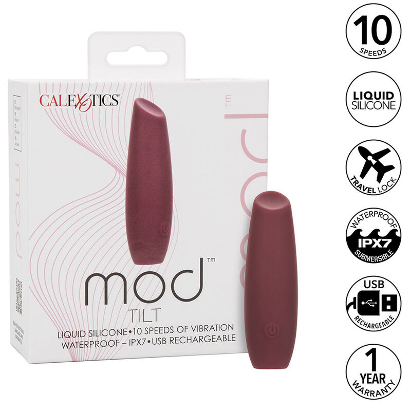 Imagen que nos facilita CALEXOTICS de su producto erótico CALEXOTICS - MOD TILT ESTIMULADOR ROJO para nuestra categoría "JUGUETES BIENESTAR |Juguetes para Mujeres|Estimuladores|Para Clítoris".