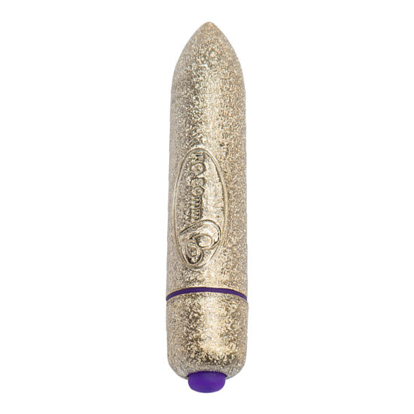Imagen que nos facilita ROCKS-OFF de su producto erótico ROCKS-OFF - RO-80 MM BALA VIBRADORA GOLD 7 V para nuestra categoría "JUGUETES BIENESTAR |Vibradores|Mini vibradores".