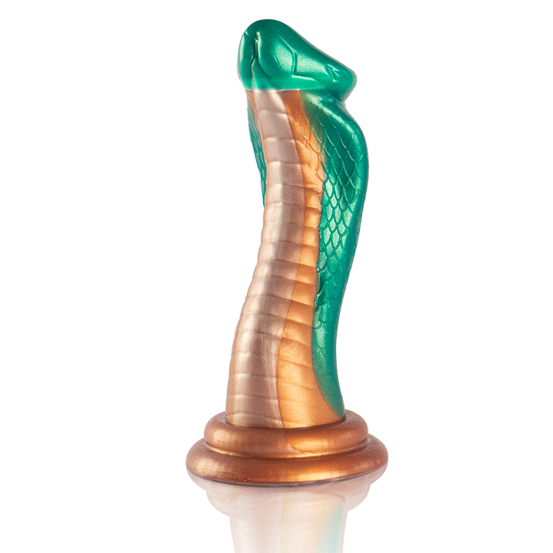 Imagen que nos facilita EPIC de su producto erótico EPIC - PYTHON DILDO COBRA VERDE para nuestra categoría "JUGUETES BIENESTAR |Dildos sin Vibración".